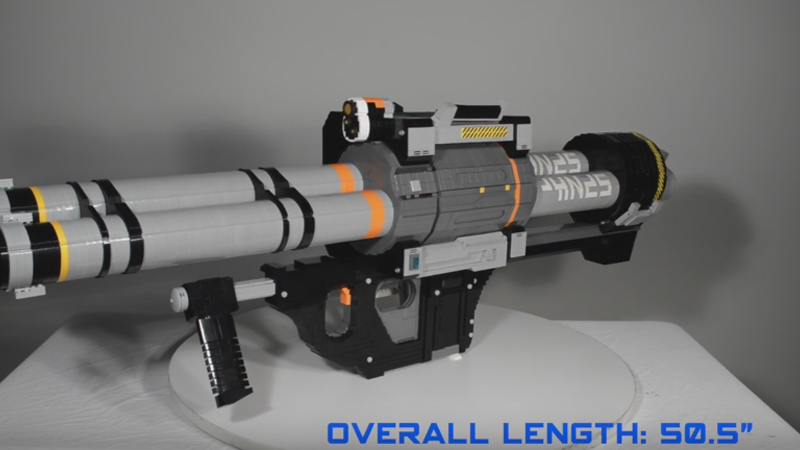 Illustration for article titled 6,000-Piece LEGO Replica Of Halo 5's Rocket Launcher